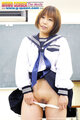 Pulling knickers down over her thighs shaved teen japanese girl norika makihara strips uniform in classroom.jpg