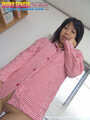 Hand raised to her face japanese teen ran amami baring shaved pussy in pyjamas.jpg