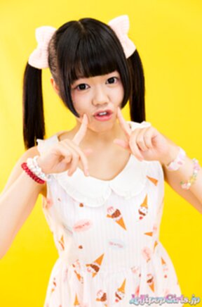 Cutie Shinjo Nozomi in pigtails strips pretty dress and sucks cock