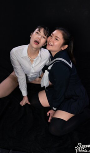 Tutor Aida Miku cum swapping with kogal Hayase An