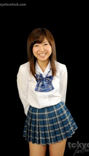 Aina Yuka bent over desk face fucked in uniform