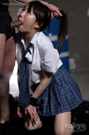 Student Mizushima Ai face fucked in uniform with wrists tied with rope